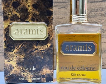 Vintage Aramis Eau de Cologne 120ml Lava Box Original Formula Fragrance