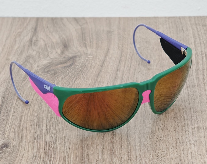 CEBE Modele Depose Vintage Glacier Sunglasses Made in France c. 1980's - 1990's