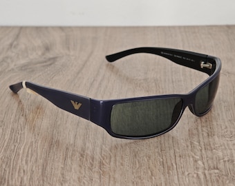 Emporio Armani EA 9142/S Wrap Around Sunglasses - Y2K - c. 2000's - NOS
