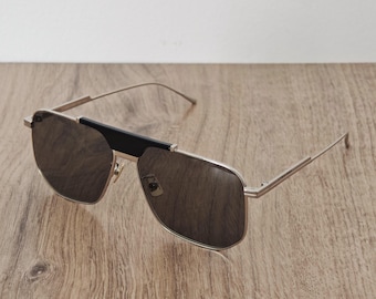 Bottega Veneta BV1036S Mens Silver Metal Sunglasses - MINT