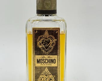Vintage Moschino Pour Homme After Shave 100ml – Euroitalia Original Formulation (1992)