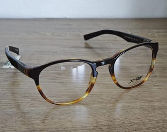 J.F. Rey JF1314 Eyeglasses Frames Made in France – Patented Design Spring Temples - NOS