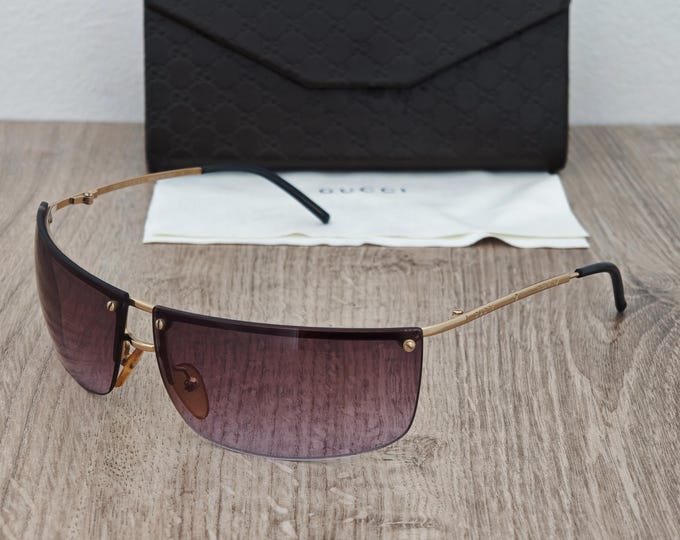 GUCCI GG 2653/S Rimless Sunglasses Made in italy - Y2K