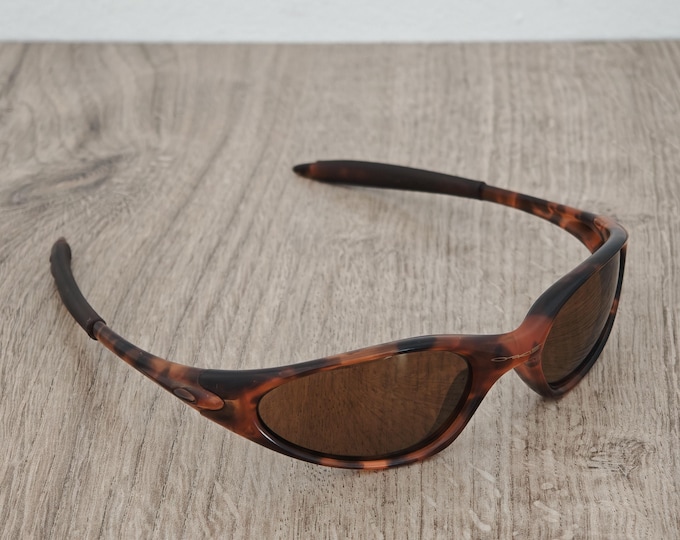 Vintage Oakley Minute Gen. 1 Sunglasses - Tortoise x Gold Iridium - 1990's - NOS