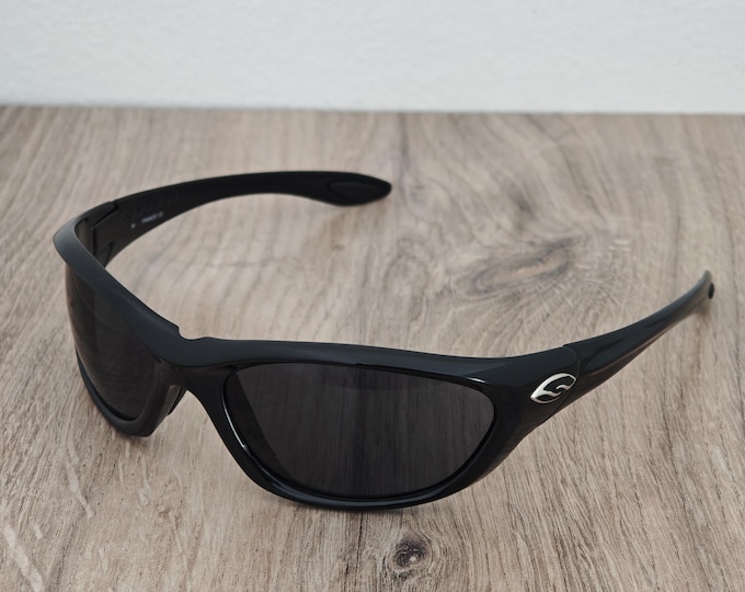 Smith Optics T-NINE Black Sunglasses Made in France - NOS - Y2K