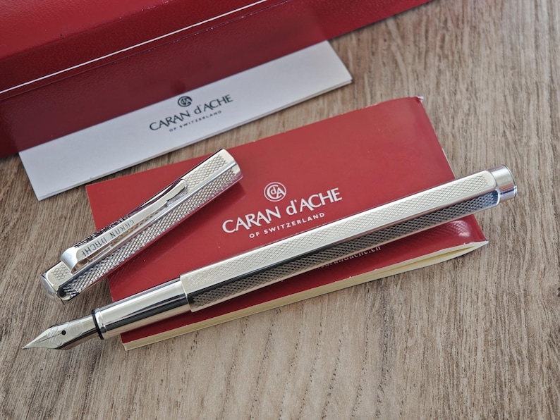 Caran d'Ache Ecridor Retro Collection Fountain Pen - Steel (M) Nib - Swiss Made image 3