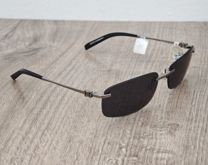Dolce & Gabbana DG 634S Rimless Sunglasses Made in Italy - c. 2000's (Y2K)