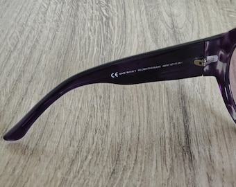 GUCCI GG 2927/S/STRASS Purple Oversized Sunglasses Made in Italy