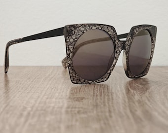 Yohji Yamamoto YY5011 Women's Square Oversized Sunglasses Made in France - RARE