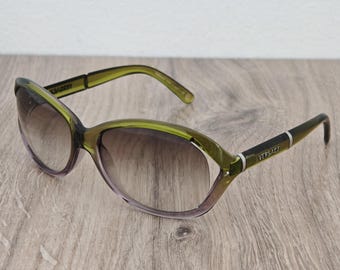 VERSACE Mod. 4186 Women's Green Gradient Sunglasses Made in Italy