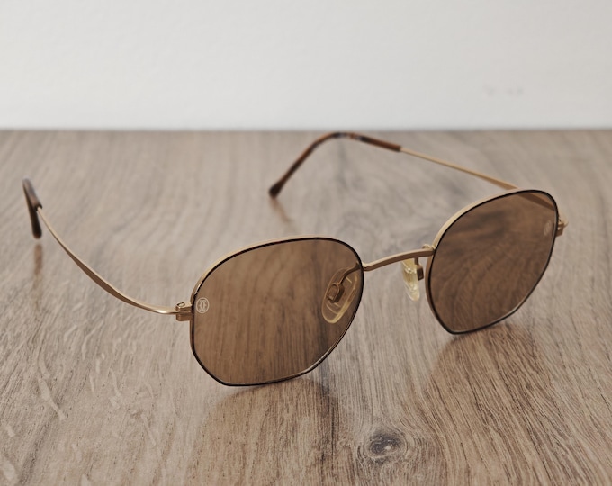 Silhouette M 7311 Round Sunglasses Frames with Cartier Lenses - c. 1990's