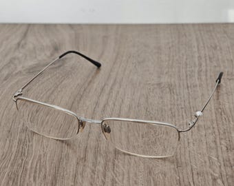 CHANEL Pärlbågar i glasögon – Halv båge Silvermetall