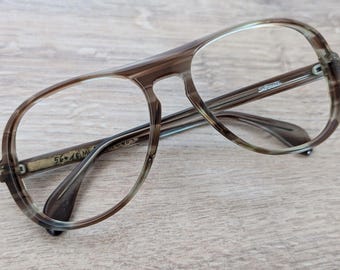 Vintage Silhouette Oversized Pilot Eyeglasses Frames Made in Austria  New Old Stock
