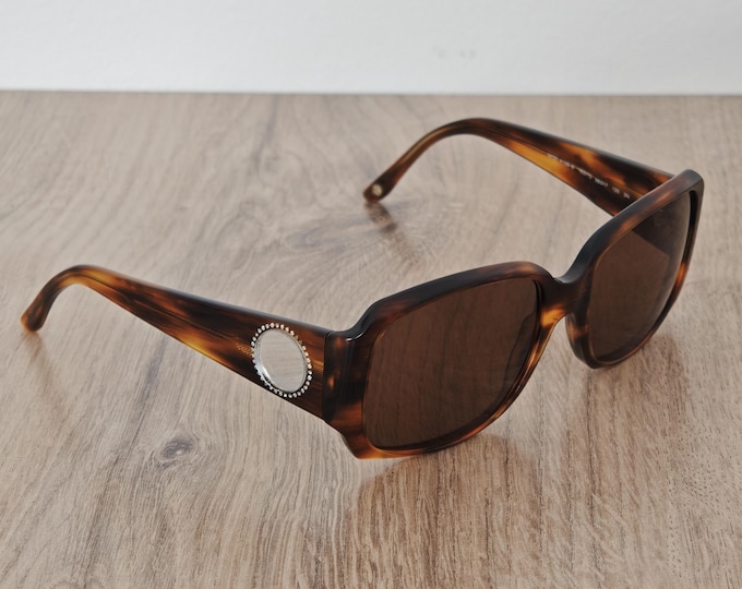 VERSACE Medusa mod. 4129-B Women's Tortoise Acetate Sunglasses Made in Italy
