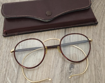 Vintage H.Co (40) Gold Filled x Tortoise Panto Eyeglasses Frames