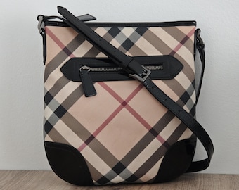 Burberry Dryden Crossbody Bag - Nova Check Pattern - Coated Canvas