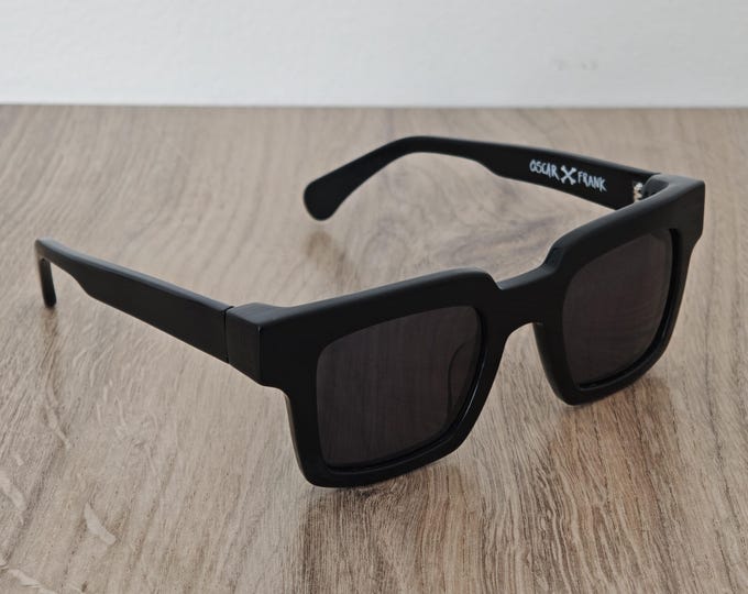 Oscar x Frank Bockwurst Sunglasses - Black Square Acetate