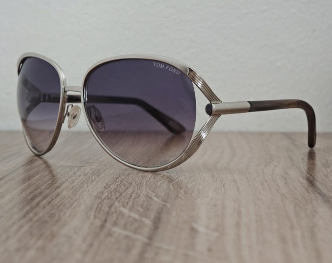 Tom Ford TF 41 Savannah Women's Oversized Sunglasses Made in Italy