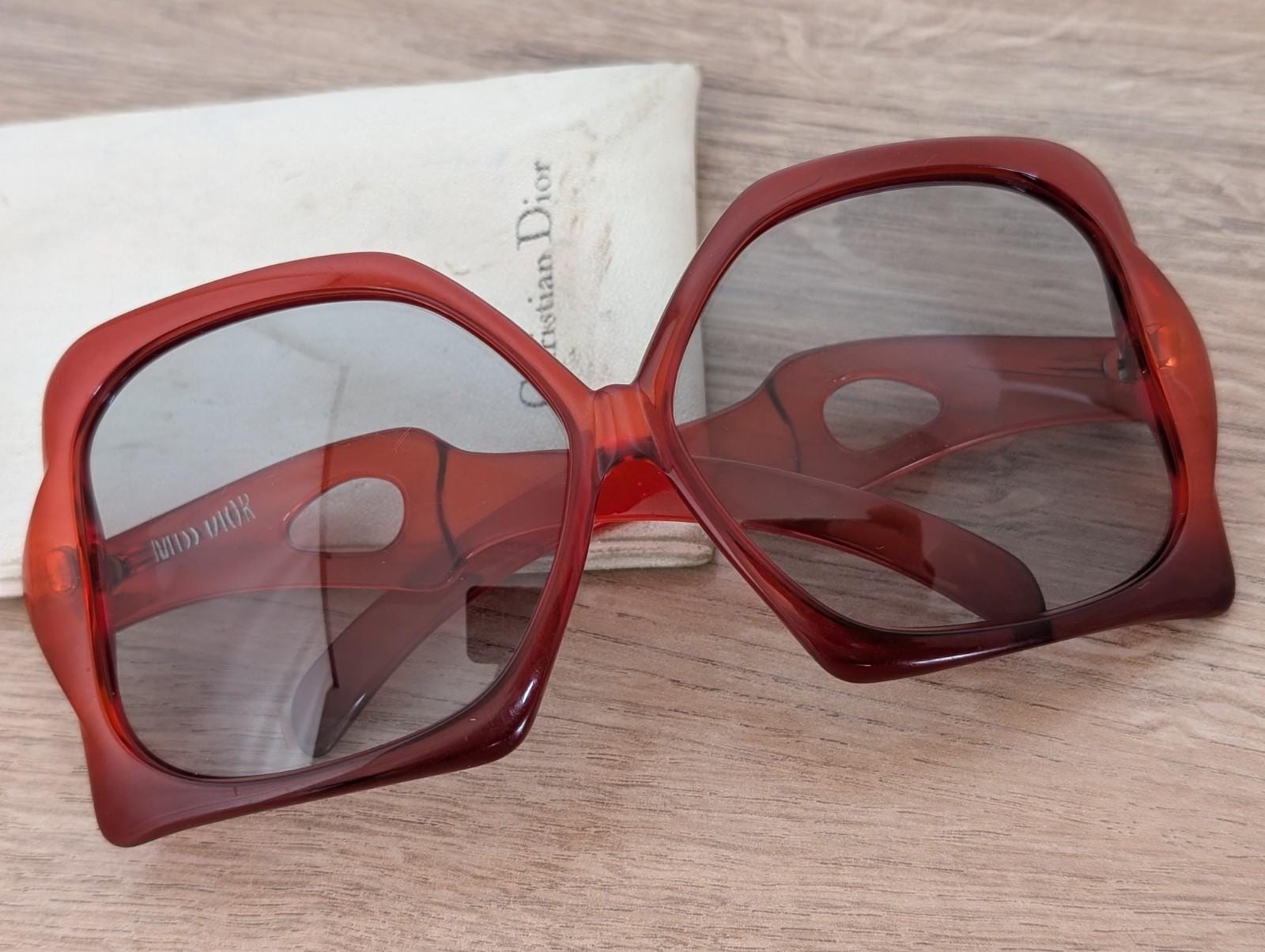Vintage Christian Dior Sunglasses – 70s Miss Dior M01 Oversized