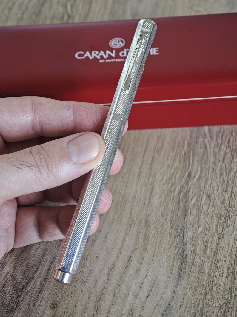 Caran d'Ache Ecridor Retro Collection Fountain Pen - Steel (M) Nib - Swiss Made image 7