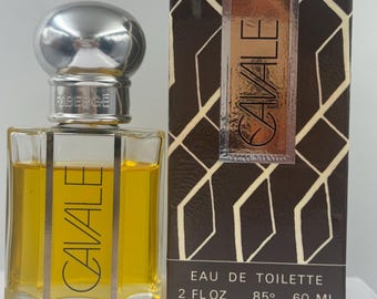 Vintage CAVALE de FABERGÉ Eau De Toilette 60ml Splash 85% Full with Original Box
