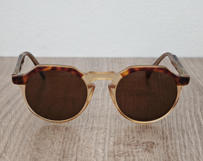 Vintage Persol Ratti 834 Tortoise Shell Sunglasses - Keyhole Nose Bridge x Glass