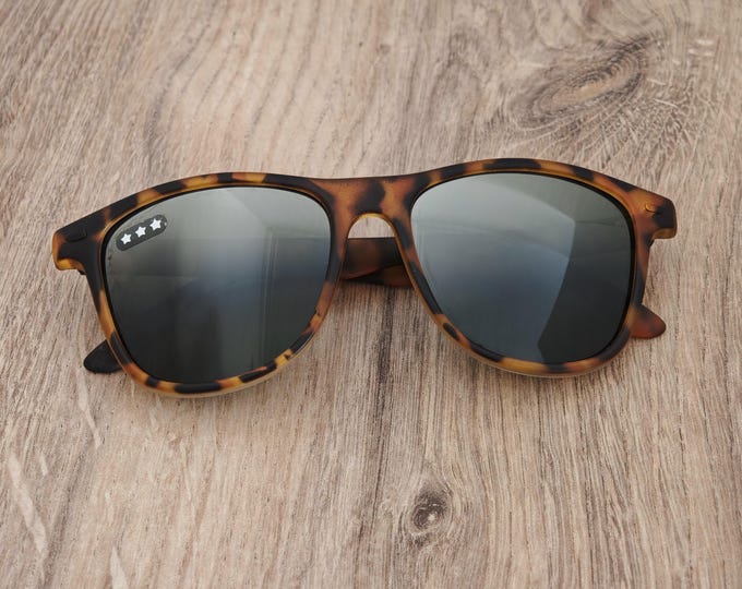 CEBE  Vintage Sunglasses Made in France - Havana x Gradient Mirror c. 1980's - 1990's