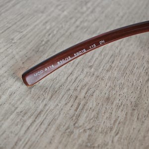 Gafas de sol VERSACE 4114 de gran tamaño con diseño de llave griega para mujer, fabricadas en Italia - NOS - c. 2000 imagen 4