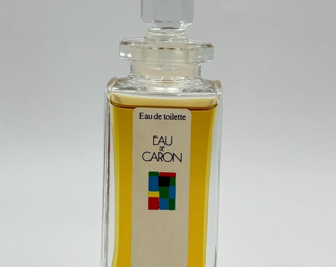 Vintage Eau de Caron Paris Perfume – 50ml Toilette, Rare Collectible