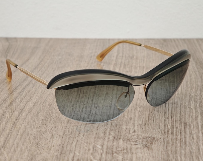 Vintage SOL-AMOR Gold Filled Bubble Sunglasses Made in France - c. 1960's