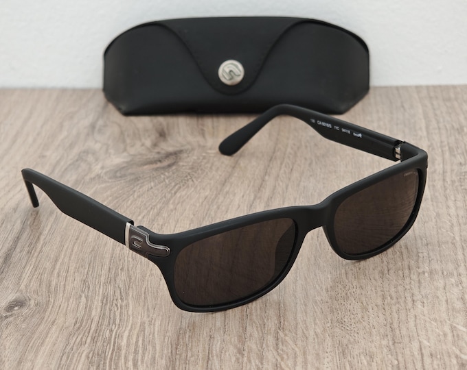 Vintage Carrera CA 6016/S Black Sunglasses – Mineral Glass Lenses Made Italy