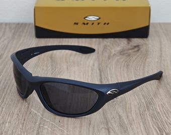 Gafas de sol Smith Optics T-NINE Midnight fabricadas en Francia - Nuevas - Año 2000