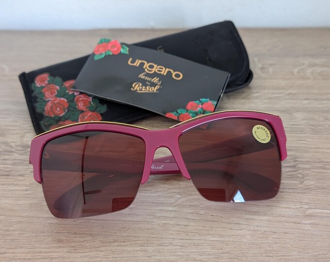 Emanuel Ungaro by Persol Women's Vintage Sunglasses – UP501 Made in Italy - 1980's
