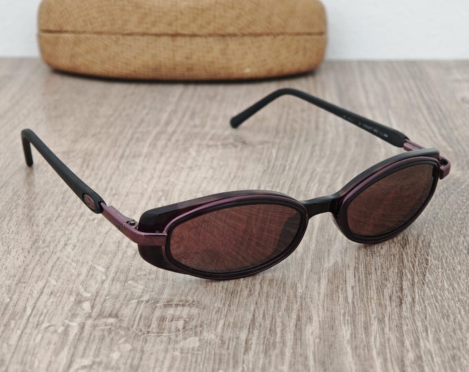 Maui Jim Hana MJ-124 Womens Sporty Sunglasses - Ruby Wine x Maui Rose - Y2K