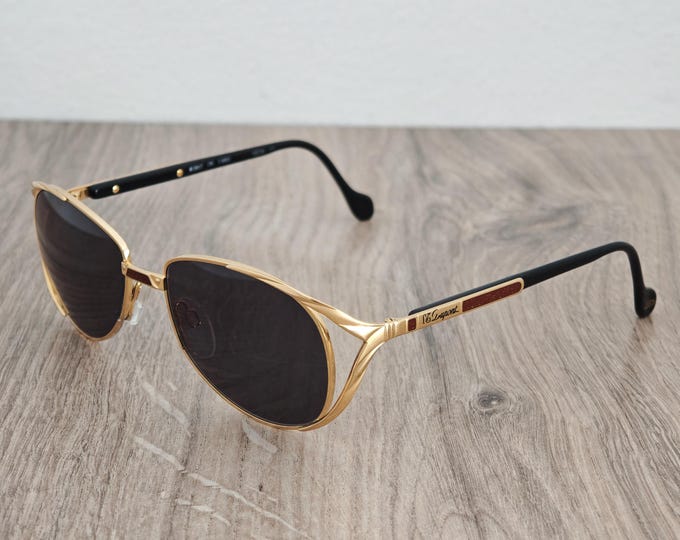 Vintage S.T. DUPONT M D017 Laque de Chine Sunglasses 23Kt Gold Plated Made in Austria by ESTEDE