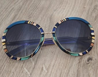 Emilio Pucci Women's Round Oversized Sunglasses - EP12 Made in Italy