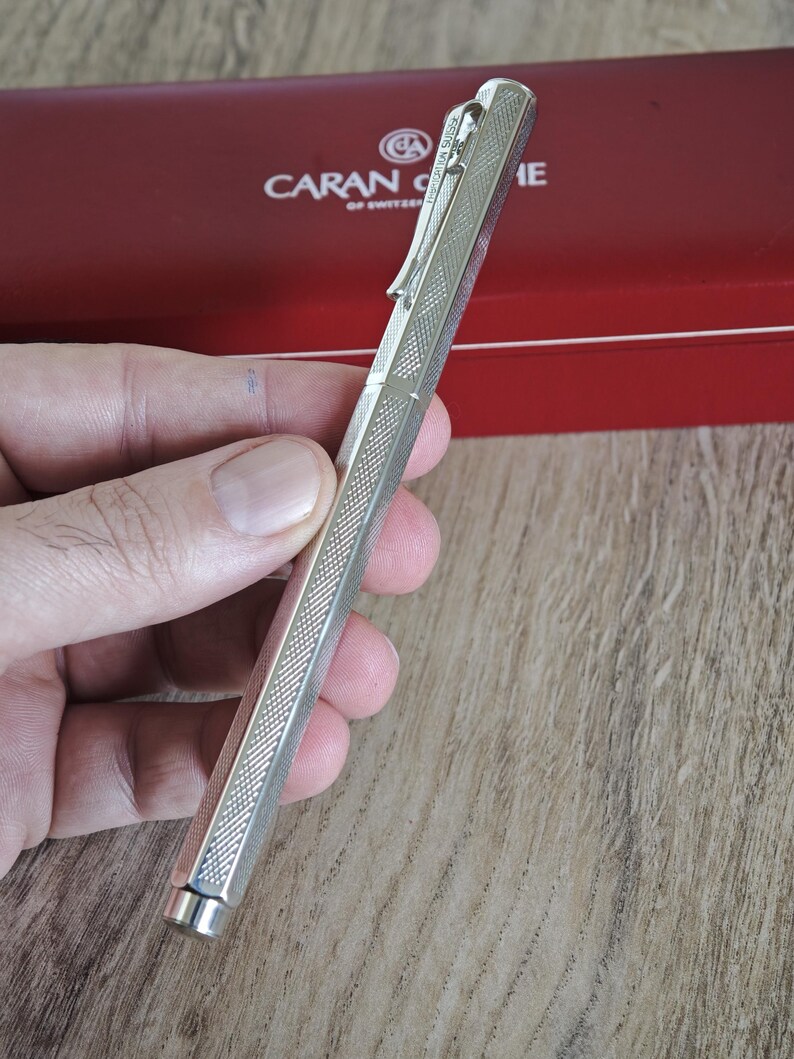 Caran d'Ache Ecridor Retro Collection Fountain Pen - Steel (M) Nib - Swiss Made image 9