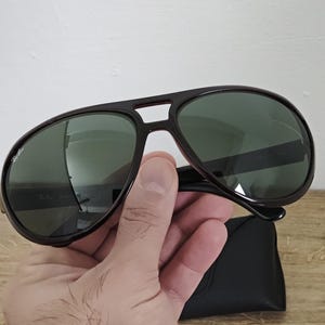 Ray-Ban RB 4090 Aviator Solglasögon Tillverkade i Italien - NOS - Utgången modell bild 7