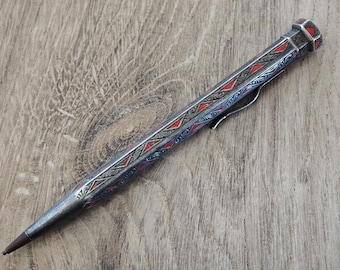 Vintage Solid Silver 0.835 Propelling Pencil