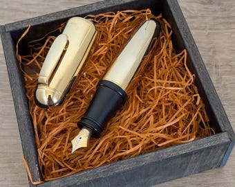 Tombow Zoom 848 fp "GOLDEN EGG" Fountain Pen RARE made in Japan