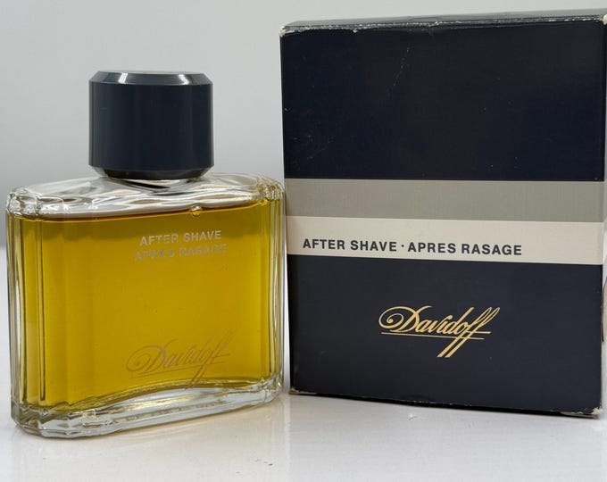 Vintage Davidoff Original After Shave 50ml – Early 90s Tuxedo Bottle – Discontinued Fragrance