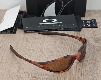 Vintage Oakley Minute Gen. 1 Sunglasses - Tortoise x Gold Iridium - NOS - c. 1990's - 2000's (Y2K)