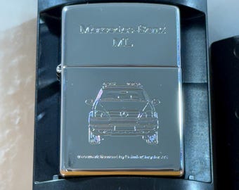 Mercedes-Benz ML-Class Zippo Lighter - 2001 High Polish Chrome - NOS Unfired
