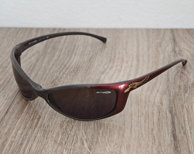 Arnette Mini Swinger 4016-273/6E Wrap Around Sunglasses - Italy c. 1990s - 2000s (Y2K)