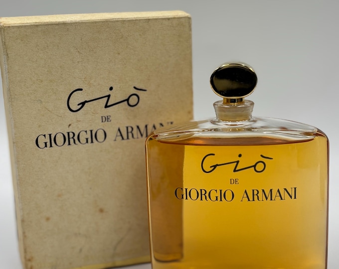 Gio by Giorgio Armani 100ml Eau de Parfum Rare Vintage Collectible Perfume Splash