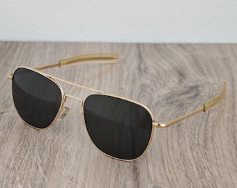 Original FG-58 Pilot Sunglasses by Command Marketing - 23K Gold Plated - USA