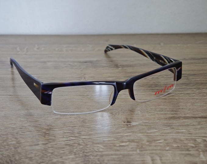 Alain Mikli M0702 Half Rim Acetate Eyeglasses Frames  - New Old Stock