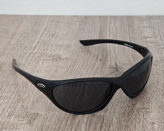 Gafas de sol Smith Optics SPAWN negras, fabricadas en Italia - Nuevas sin usar