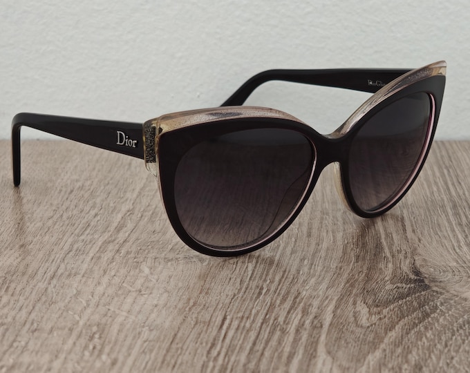 Christian Dior Women's Oversized Cat Eye Sunglasses - DIOR GLISTEN 1 - c. 2000's