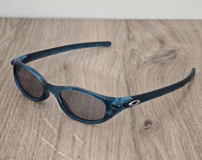 Vintage Oakley Four S Ice Blue Sunglasses Made in USA - MINT